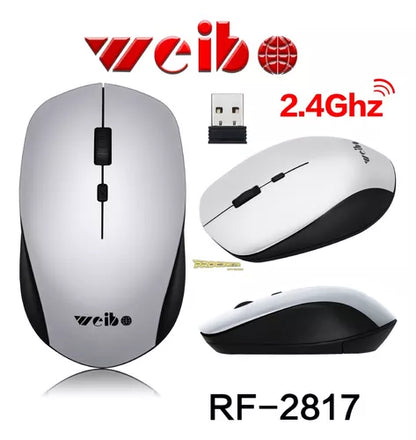 Mouse Inalambrico Usb Raton Weibo Alta Precisión Oficina - Velocity Savage