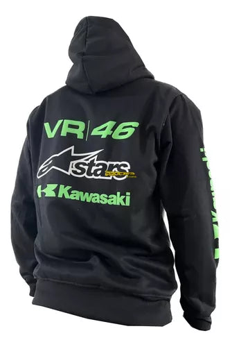 Buzo Hoodie Motero Buzo Con Capota Ktm Pulsar Honda - Velocity Savage