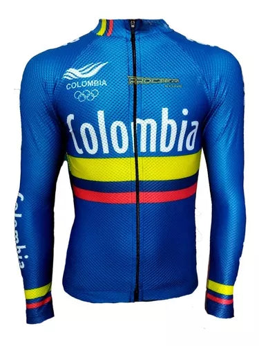 Jersey Ciclismo Maillot Manga Larga Ruta Mtb Colombia Camisa - Velocity Savage