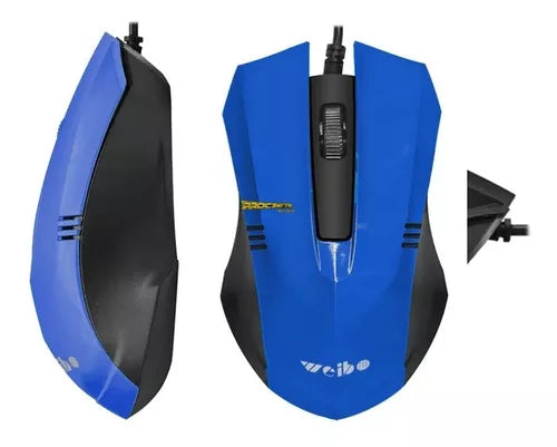 Mouse Weibo Fc 201 Optico Usb 3.0 Alambrico - Velocity Savage