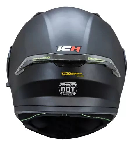 Casco Abatible Ich 3120 Visor Negro - Velocity Savage