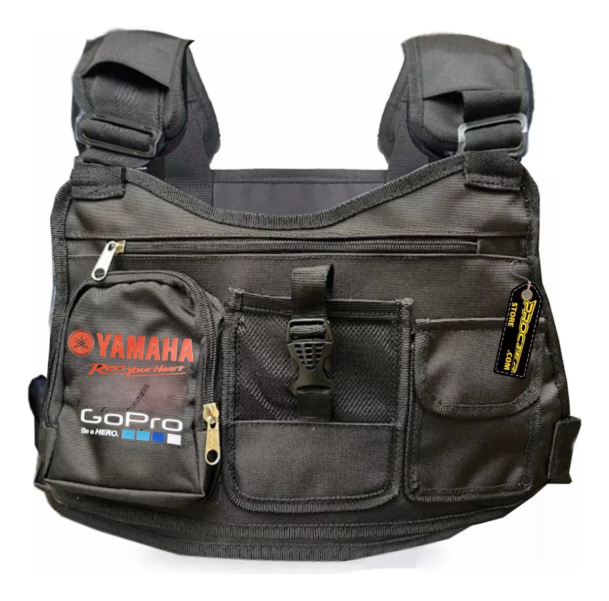 Pechera Moto Cangurera Porta Celular Multiusos - Precio - Envio gratis