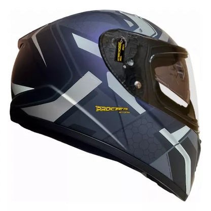 Casco Xecuro Certificado Doble Visor Transparente - Velocity Savage