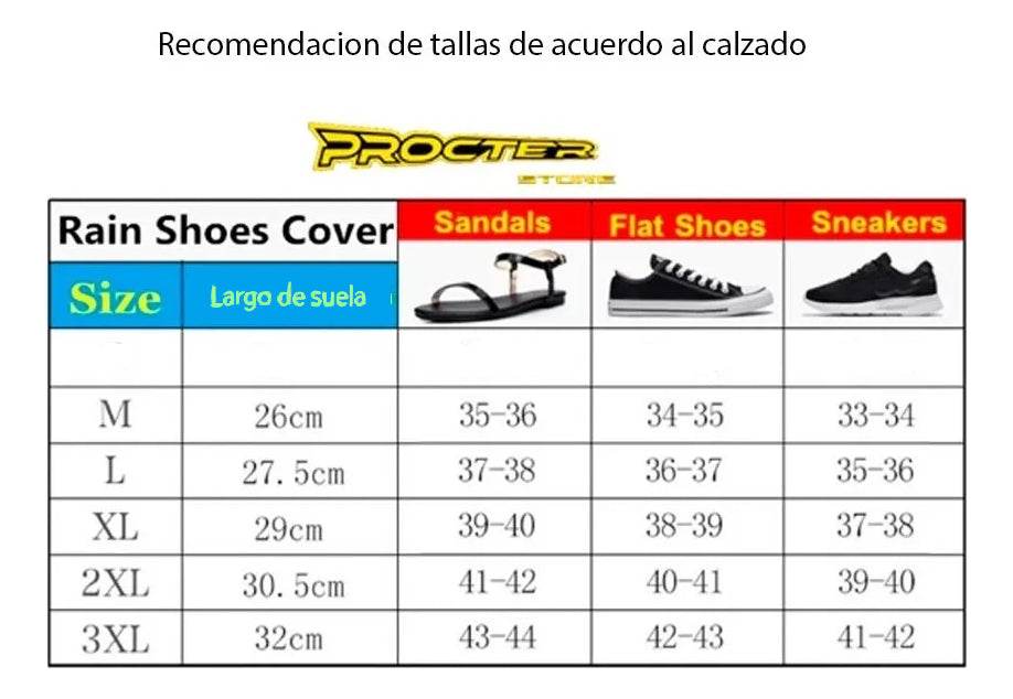 Zapatones Impermeables Siliconado Cubre Zapatos Tipo Botín