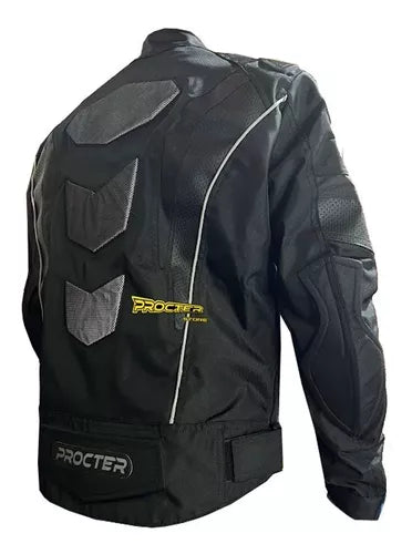 Chaqueta Protecciones Y Reflectiva Lona Cuerotex - Velocity Savage