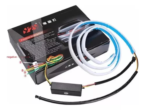 Cinta Luz Led Baúl Stop Reversa Direccionales 4 Colores Pro - Velocity Savage