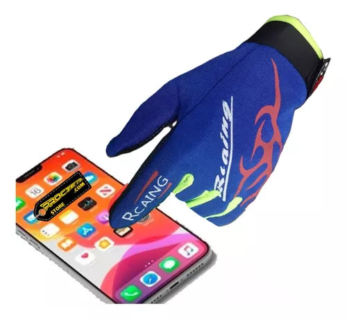 Guantes Ciclismo Táctiles Con Palma Antideslizante Moto - Velocity Savage