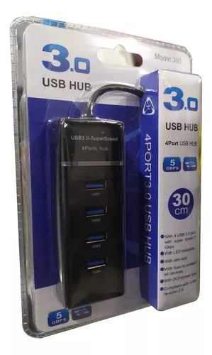 Multi-puerto Hub Usb 3.0 Con 4 Puertos - Velocity Savage