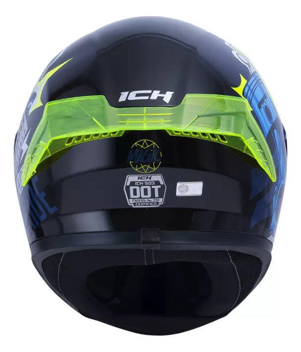 Casco Ich Integral 503 Sp Certificado Negro Mate