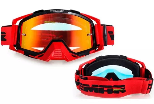 Gafas Vemar Moto Cross Original Funda Y Repuesto - Velocity Savage