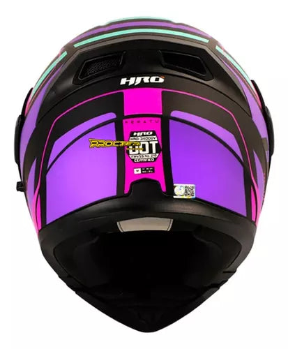 Casco Hro Certificado Doble Visor - Velocity Savage