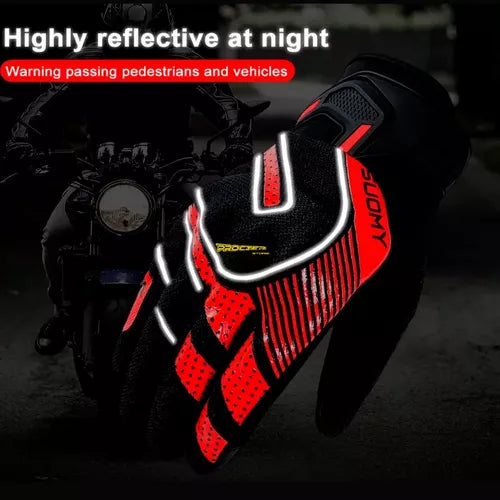 Guantes Táctiles Con Protección Reflectivo Suomy - Velocity Savage