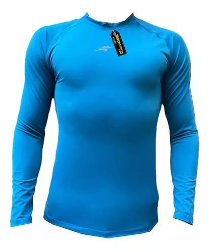 Buzo Deportivo Camiseta Larga Slim Fit Gym Lycra Fria Uv