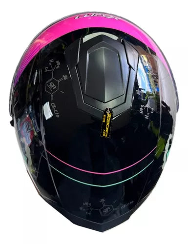 Casco Xecuro Certificado Doble Visor Transparente - Velocity Savage