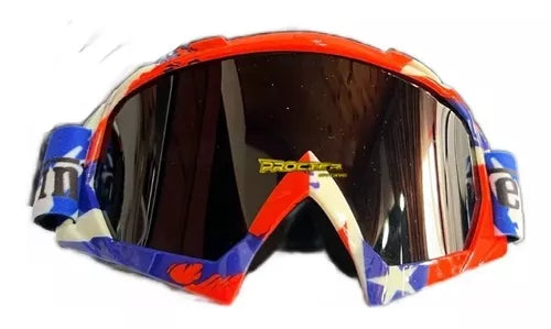 Gafas Tipo Cross Para Casco Cross Moto Bicicleta Deportes - Velocity Savage