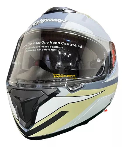 Casco Xtrong 822 Dv Doble Visor Procter - Velocity Savage