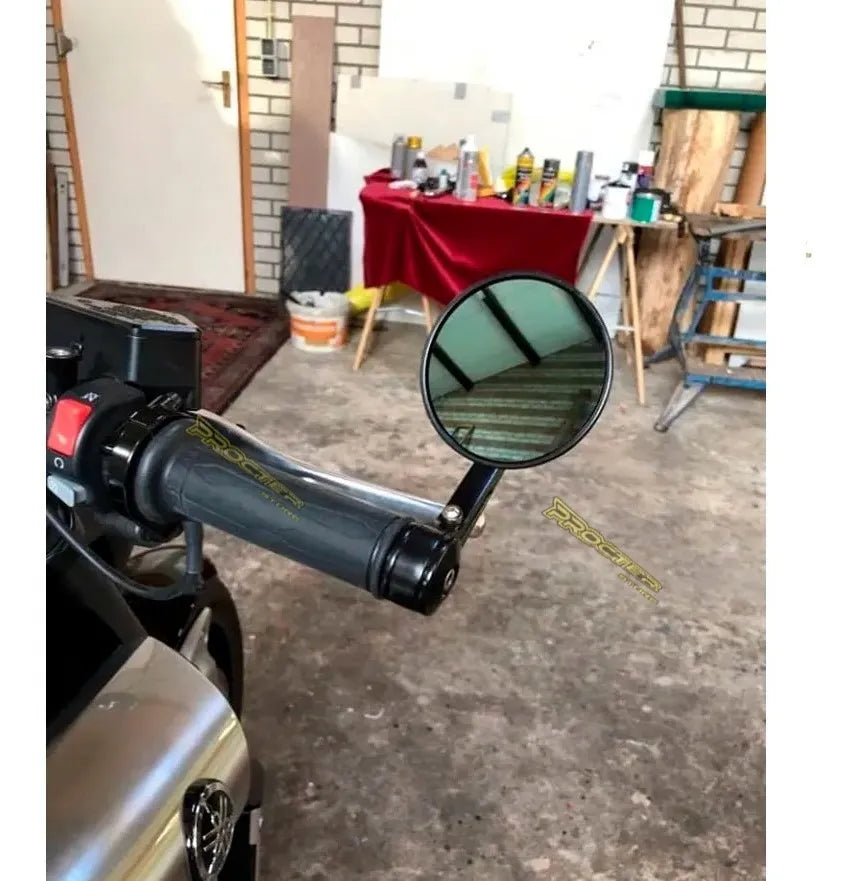 Espejos Retrovisor Café Racer Articulable Custom3