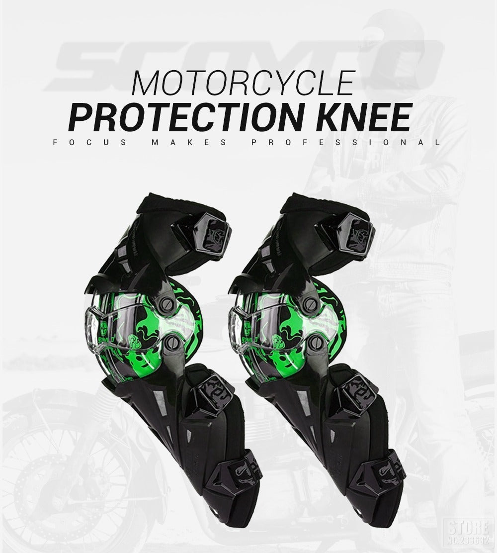 Rodilleras Scoyco K12 Articulada Protección Original Negra