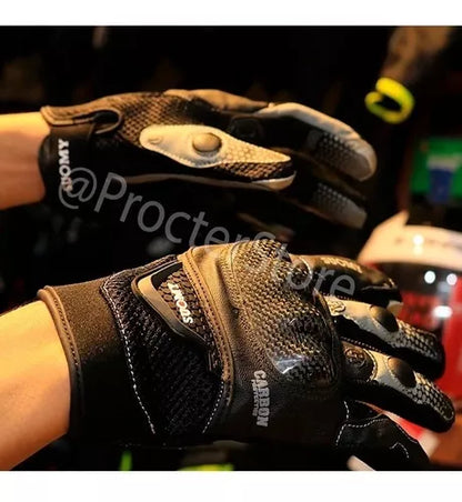 Guantes Con Protecciones En Carbono Y Táctiles - Velocity Savage