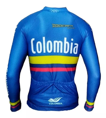 Jersey Ciclismo Maillot Manga Larga Ruta Mtb Colombia Camisa - Velocity Savage