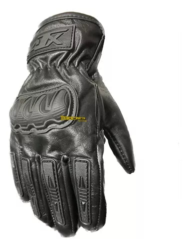 Guantes 100% Cuero Para Moto Tactil Con Limpiavisor - Velocity Savage