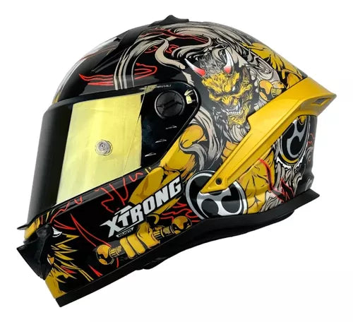 Casco Xtrong Integral Visor Magnético Deportivo Certificado - Velocity Savage