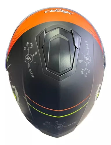 Casco Xecuro Certificado Doble Visor Transparente - Velocity Savage