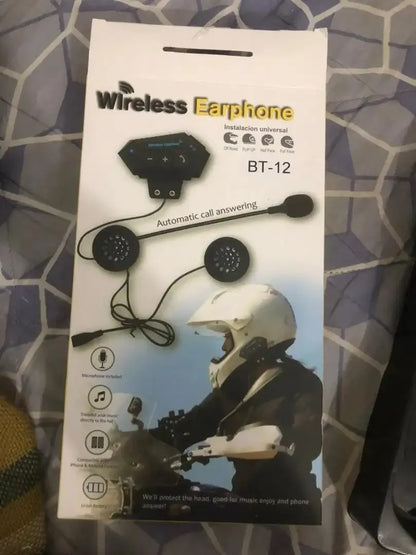 Intercomunicador Bt12 Auriculares Casco Bluetooh1