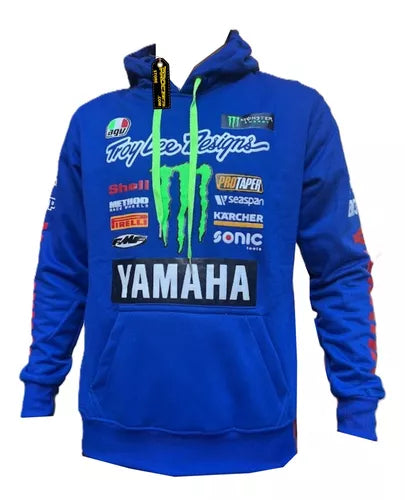 Buzo Hoodie Motero Buzo Con Capota Ktm Pulsar Honda - Velocity Savage