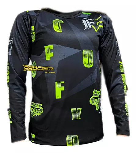 Buzo Manga Larga Mtb Motocross Bicicross Jersey Ciclismo - Velocity Savage