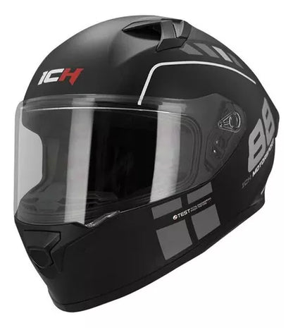 Casco Ich Integral 503 Sp Certificado Negro Mate - Velocity Savage