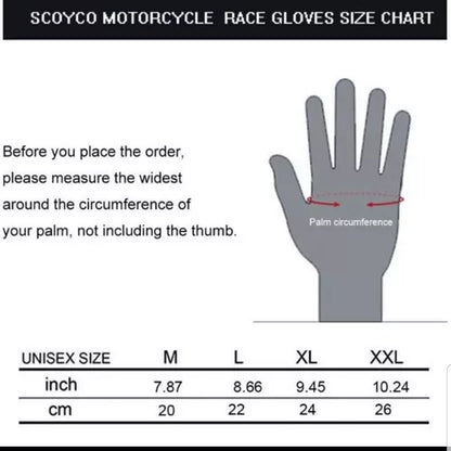 Guantes Tactiles Motociclismo Scoyco Mc64-2 - Velocity Savage