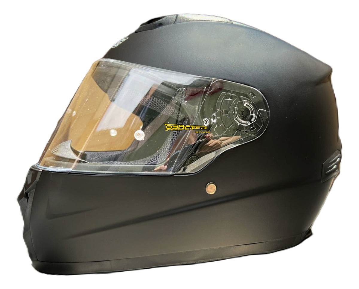 Casco Certificado Xtrong Negro Solid M61 - Precio - Envio gratis