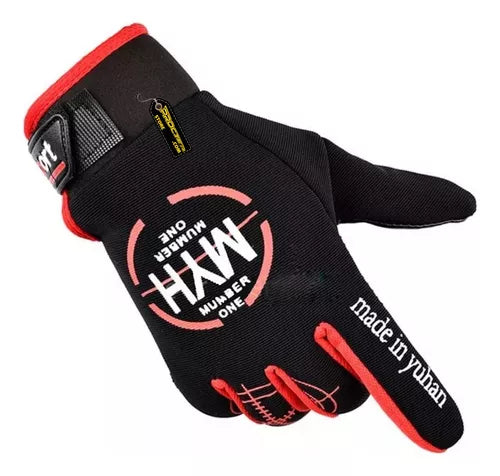 Guantes Ciclismo Táctiles Con Palma Antideslizante Moto - Velocity Savage