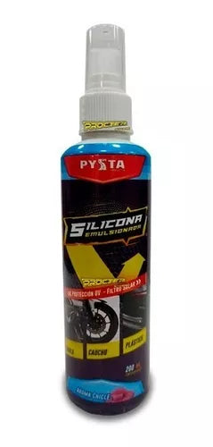 Silicona Limpia Brilla Protege Carro Proteccionuv Moto 430ml - Velocity Savage