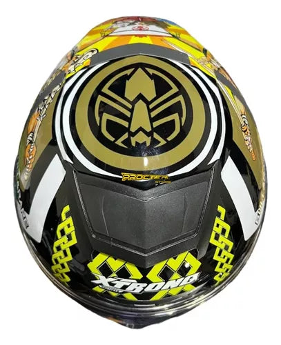 Casco Xtrong 326 Sh Con Aleron Tipo Pista - Velocity Savage