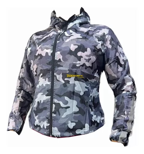 Chaqueta Camuflada Rompevientos Moto Bicicleta Reflectiva - Velocity Savage