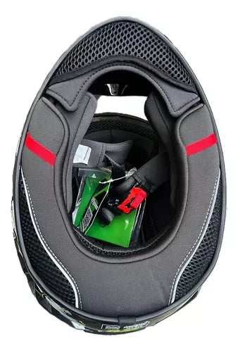 Casco Xtrong 326 Sh Con Aleron Tipo Pista - Velocity Savage