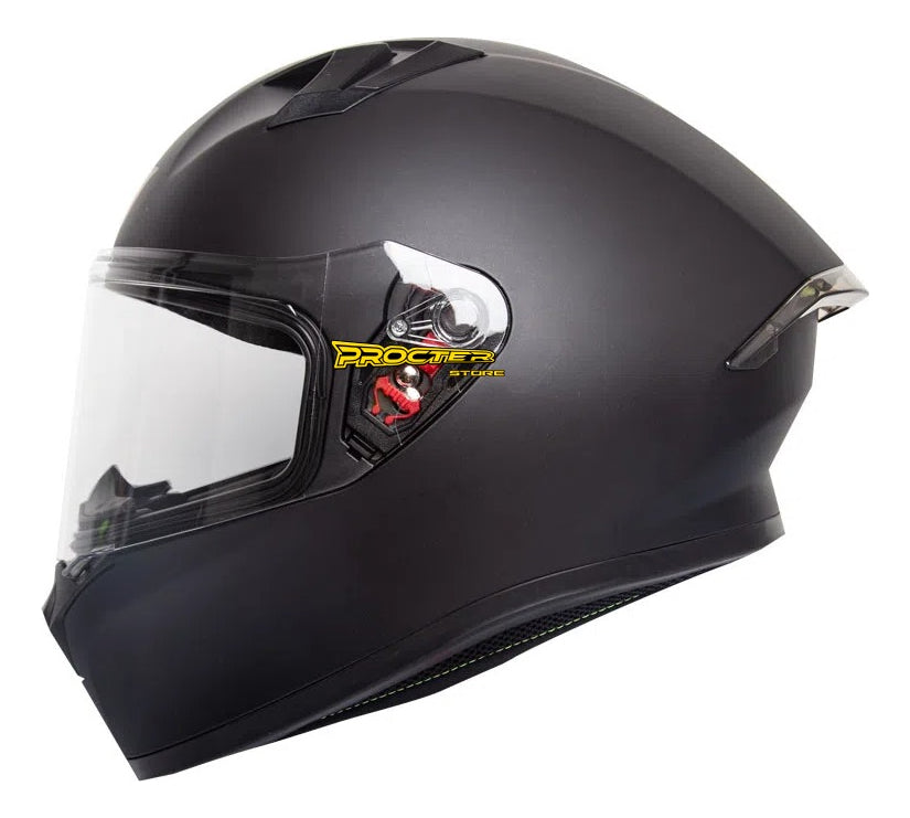 Casco Ich Integral 503 Sp Certificado Negro Mate Negro