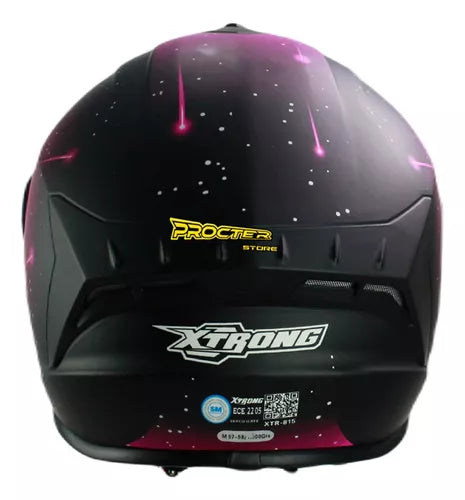 Casco Integral Para Moto Certificado Xtrong - Velocity Savage