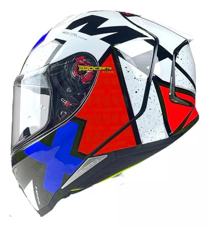 Casco Moto Mt Revenge 2 Certificado Negro Mate - Brillante - Velocity Savage