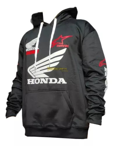 Buzo Hoodie Motero Buzo Con Capota Horma Grande