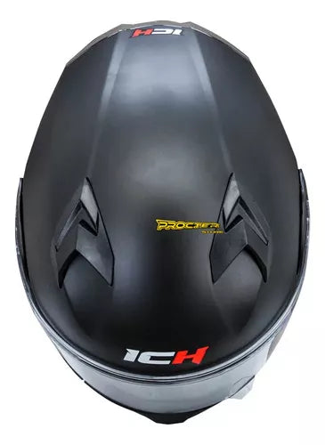 Casco Abatible Ich 3120 Visor Negro - Velocity Savage