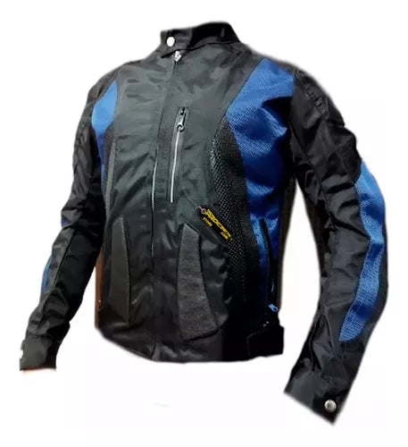 Chaqueta Protecciones Y Reflectiva Lona Cuerotex Moto Envío - Velocity Savage