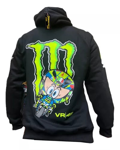 Buzo Hoodie Motero Buzo Con Capota Ktm Pulsar Honda - Velocity Savage