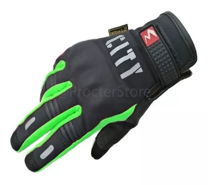 Guantes City Táctiles Térmicos Con Reflectivo Moto Bici - Velocity Savage