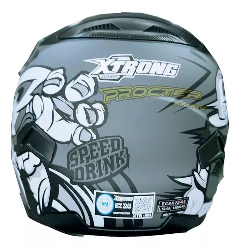 Casco Xtrong M61 Integral con Certificación Europea - Velocity Savage