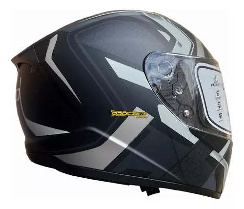 Casco Xecuro Certificado Doble Visor Transparente - Velocity Savage