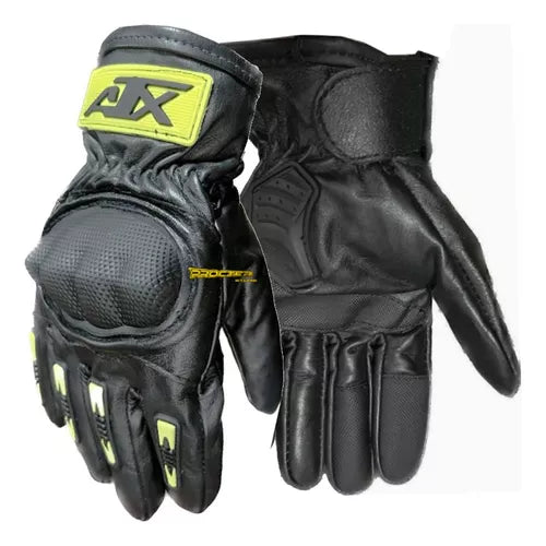 Guantes 100% Cuero Para Moto Tactil Con Limpiavisor - Velocity Savage