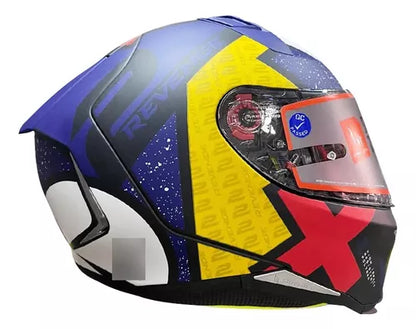 Casco Moto Mt Revenge 2 Certificado Negro Mate - Brillante - Velocity Savage